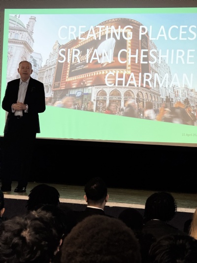 Pupils Inspired by Visit from high-profile UK Business Figure